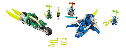 Set de construcción Lego Ninjago Jay and Lloyd's velocity racers 322 piezas  en  caja