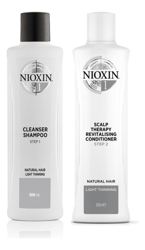 Nioxin Duo Shampoo Y Acondicionador 300ml (sistema Varios)