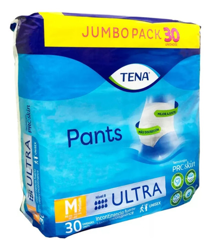 Tena Pants Ultra Talla M X 30 Unida - Unidad a $100