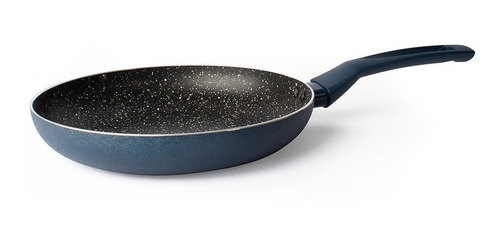 Imagen 4 de 10 de Batería De Cocina 7 Pzs Antiadherente Granito Navy Ilko