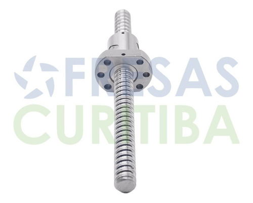 Fuso De Esferas S/ Usinagem 16mm Passo 5mm C/ Castanha 800mm