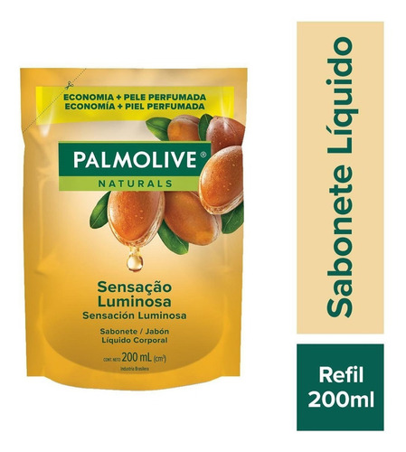 Sabonete Líquido Palmolive Naturals Sensação Luminosa 200ml