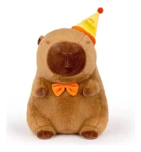 Muñeca Capibara Chigüiro, Peluche Regalo Cumpleaños23cm A