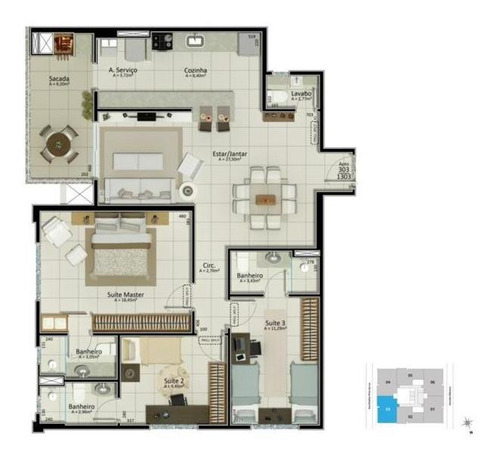 Imagem 23 de 26 de Apartamento No Bairro Jardim Atlântico - Ap4835