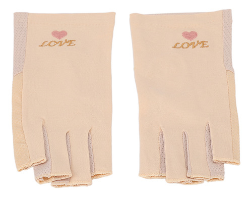 Guantes De Manicura Protección Uv Uv Fibra De Algodón Sin