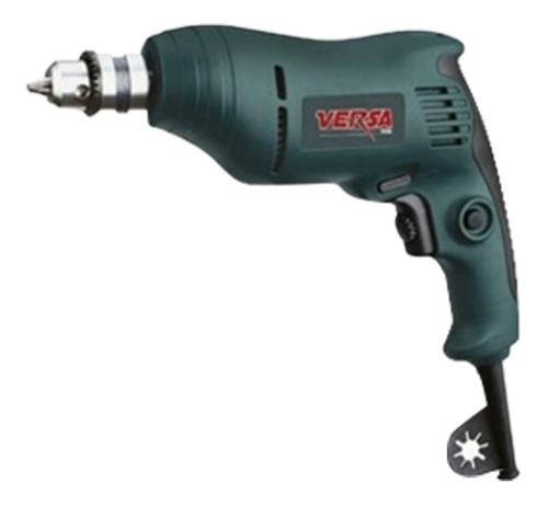 Taladro Atornillador Versa Velocidad Variable 10 Mm 500w Color Verde oscuro