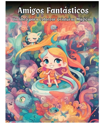 Amigos Fantasticos: Un Libro De Colorear De Criaturas Magica