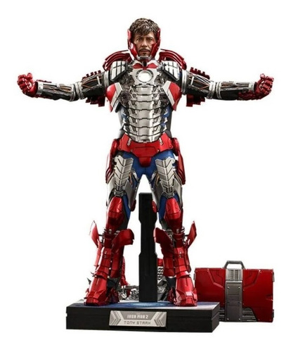 Hot Toys Tony Stark (mark V Suit Up Version) Deluxe