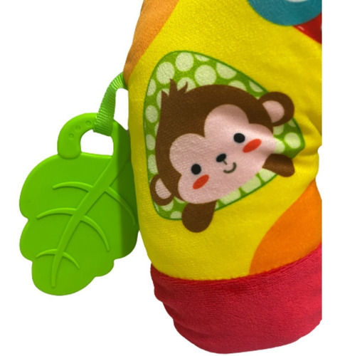 Imagen 6 de 8 de Almohada Didáctica Sonajero Mini Gimnasio Almohadón Bebé