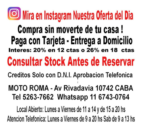 Zanella Rx 150 G3 18ctas$6.679 Descuento$$ Mroma.