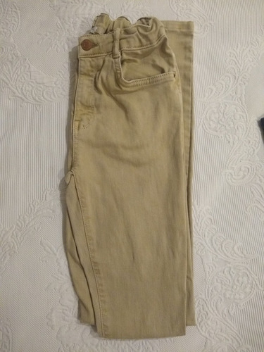 Jean Beige Zara Talle 13-14 Skinny Fit Varón Impecable!!!