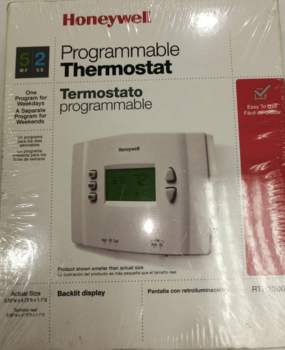 Termostato Programable Honeywell 