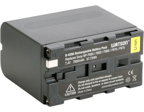 Batería De Iones De Litio Watson Npf975 74v 7800mah  Repuest