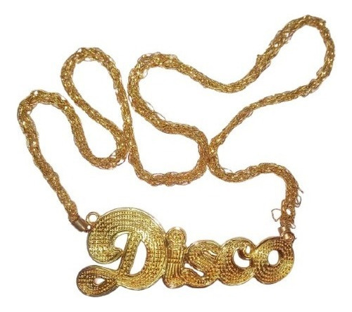 Collar Cadena Disco Disfraz Cotillon Fiesta Ochentas 80s