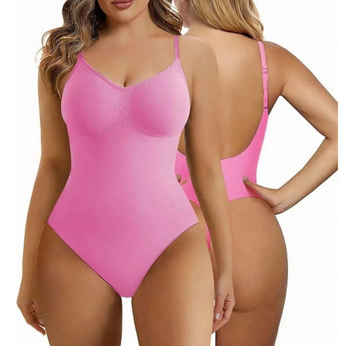 Body Estilizada Las Más Viral Importada Mujer Rosa Chicle Lisa L