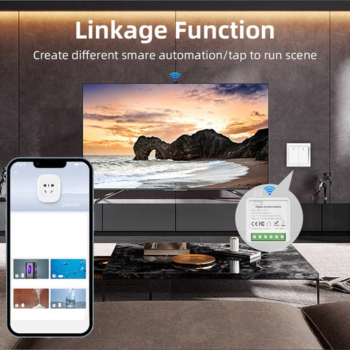 Interruptor De 4 Vías/apagado Graffiti Smart Zigbee Smart 4