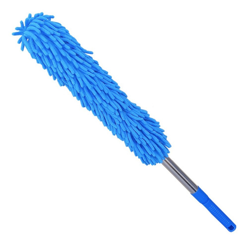 Imagen 8 de 10 de Plumero Microfibra 1 Mts Mango Extensible Cepillo Lava Auto