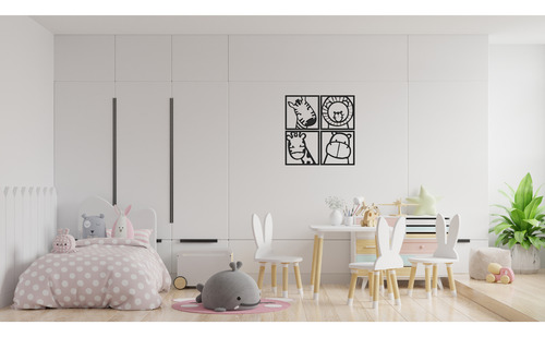 Cuadros De Animales Para Bebés Set 4 Piezas (Usado)