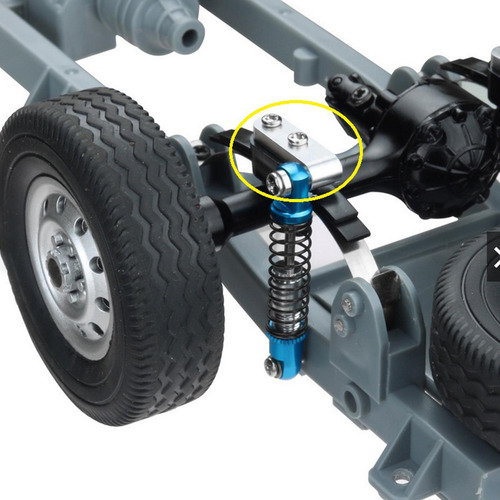 5 Pares De Soportes De Choque Traseros Para Wpl D12 D42 1/10