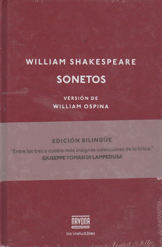 Sonetos - Edicion Bilingue (version William Ospina) William