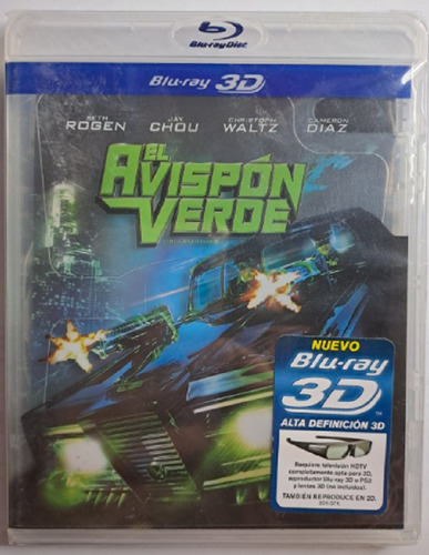 El Avispon Verde Pelicula Blu-ray 3d Original Nueva Sellada
