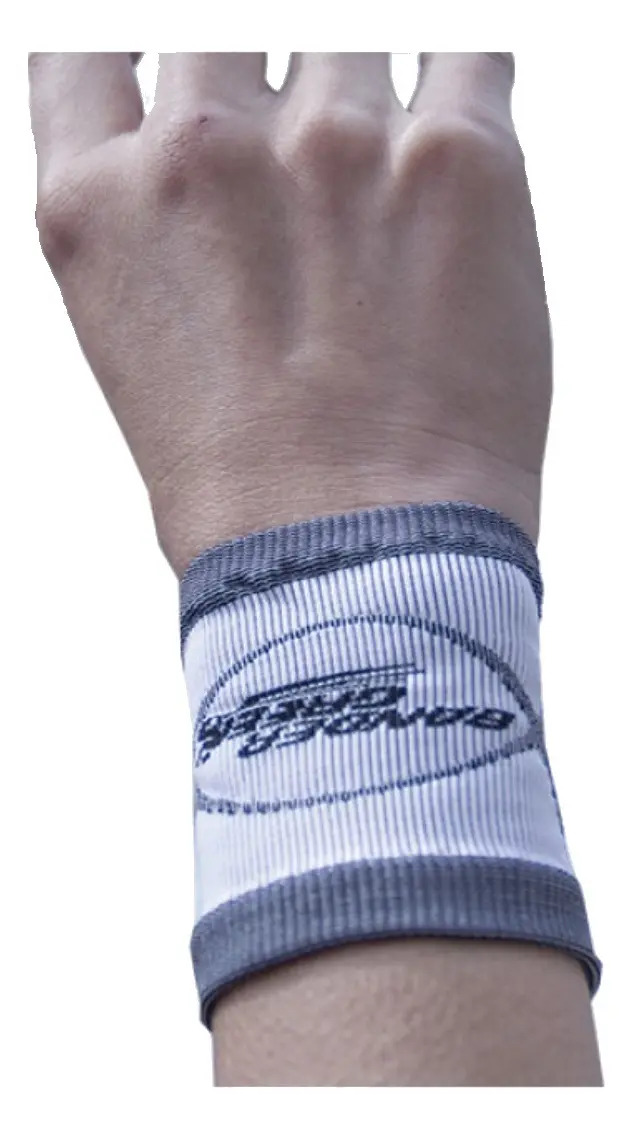 Muñequera Deportiva Tubular BanderGreen de Lycra, Talle M