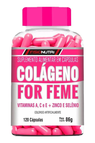 6x Colágeno Hidrolisado C/ Betacaroteno + Vit C 120 Caps