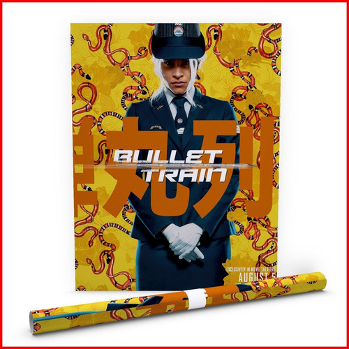 Poster Película Bullet Train Tren Bala #09 - 60x75cm