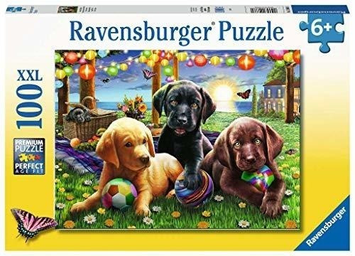 13886 Puppy Picnic Puzzle De 100 Piezas Niños Cada Pie...