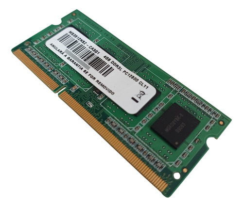 Memória Ram 4 Gb Ddr3l Pc12800 Cl11 Multilaser