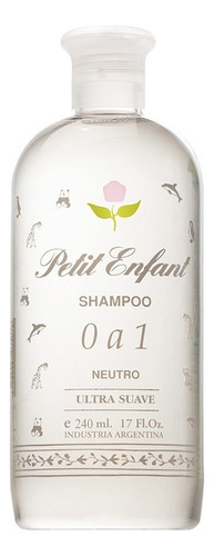Shampoo 0 A 1 Neutro Ultra Suave Petit Enfant X 240 Ml 