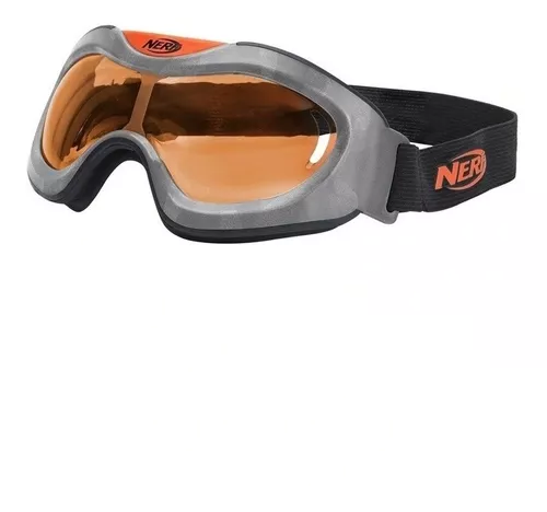 Nerf Lentes Protectores Battle Goggles Azul O Plateado