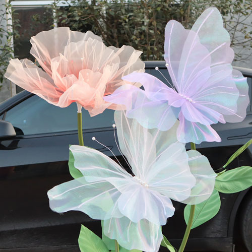 Decoración De Fiesta Con Forma De Mariposa 3d De 50 Cm