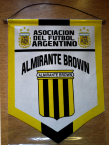 Banderin Paño Legitimo 40cm Almirante Brown