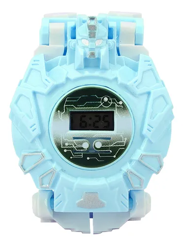 Reloj Transformador De Robot Reloj Digital Transformador Rel
