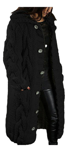 S Chaqueta De Mujer Abrigo Capucha Cárdigan Suéter De Gran T