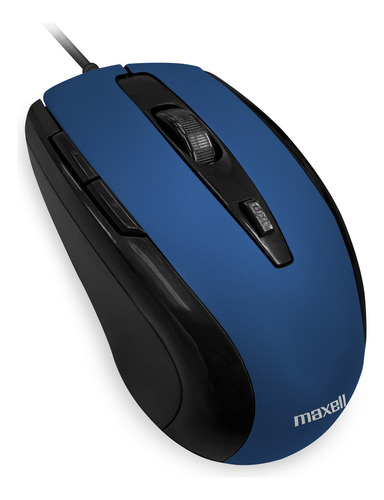 Mouse Óptico Maxell 5 Botones Mowr-105 Azul