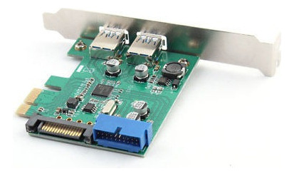 Ordenador Panel Frontal Pci-e Usb 3.0 2 Puertos Tarjeta Expr