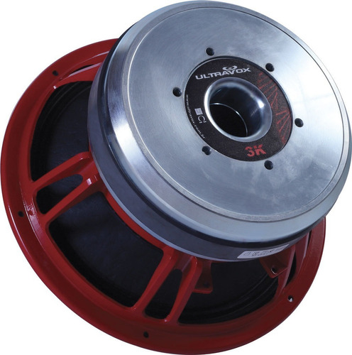 Kit Reparo Ultravox 3000w Rms Pancadao Medio Grave 4 Ohms Cor Preto