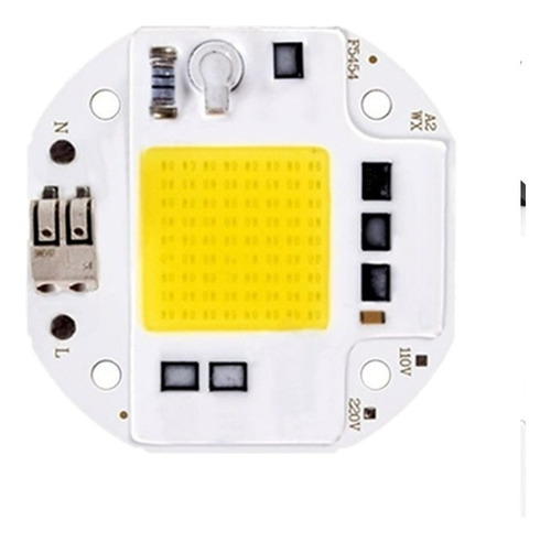 Imagen 6 de 7 de Led 50w 110v Blanco Frio Chip Repuesto Smd Alta Potencia