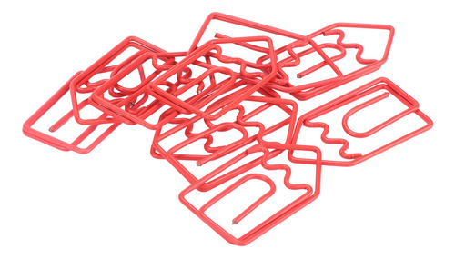 Clips De Papel Con Forma, 100 Unidades, Metal, Bonito Estilo