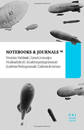 Cuaderno De Musica Notebooks & Journals Zeppelins -coleccion