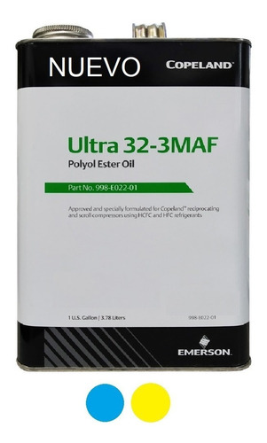 Ultra32-3maf Aceite Poliolester Copeland 998-e022-01 3.78 L