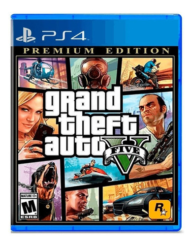Juego Fisico Ps4 Gta 5 Grand Theft Auto V Original Y Sellado