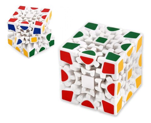 Cubo Magico Lzd 3x3 De Engranajes Antiestres Fidget Toy Color de la estructura Multicolor