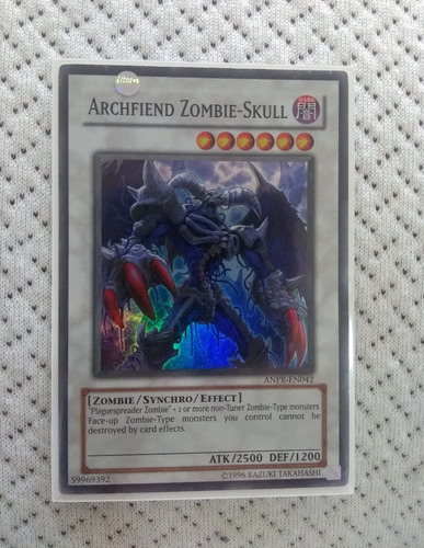 Yu-gi-oh! Archfiend Zombie-skull Super Anpr-en042