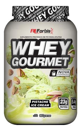 Whey Protein Gourmet 900 G - Fn Forbis Pistache