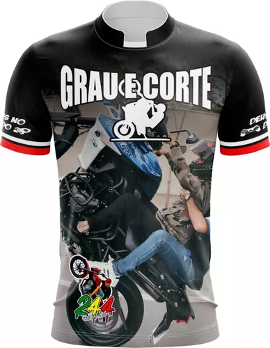 Camiseta Camisa Motos Grau 244 Não É Crime