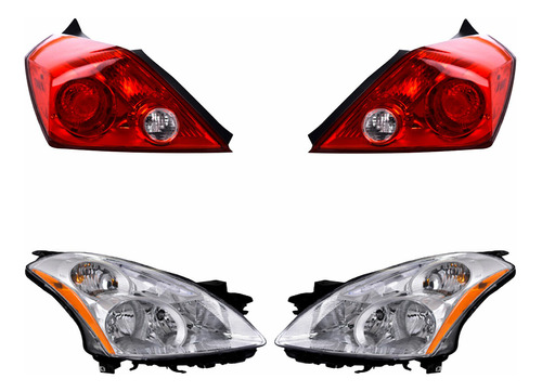 Kit Faros + Calaveras Nissan Altima 10 Al 12 Depo