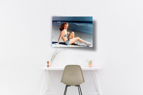 Lienzo Tela Canvas Poster Marilyn Monroe En Playa 80x110